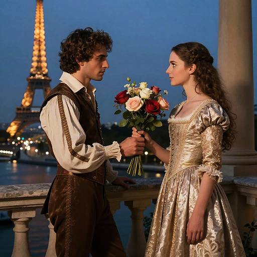 Elizabethan Romeo and Juliet Balcony Scene