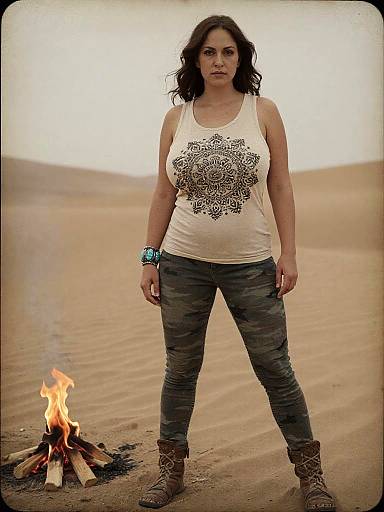 Desert Beauty in Vintage Style