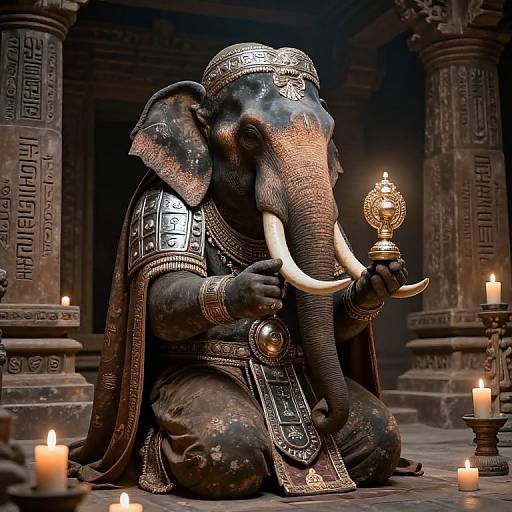 Loxodon Paladin at Ancient Altar