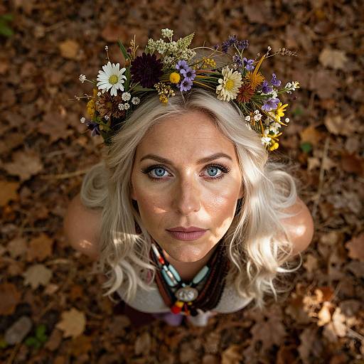 Hyperrealistic Native American Woman Portrait