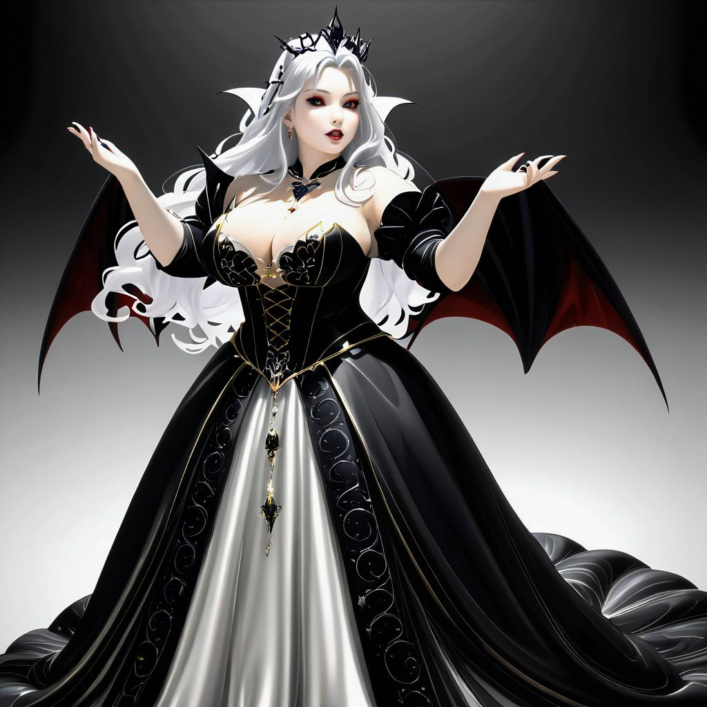 Delighted Nocturnal Queen in 3D Animation