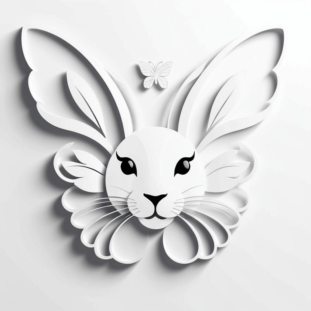 Elegant 2023 Year of the Rabbit Emblem