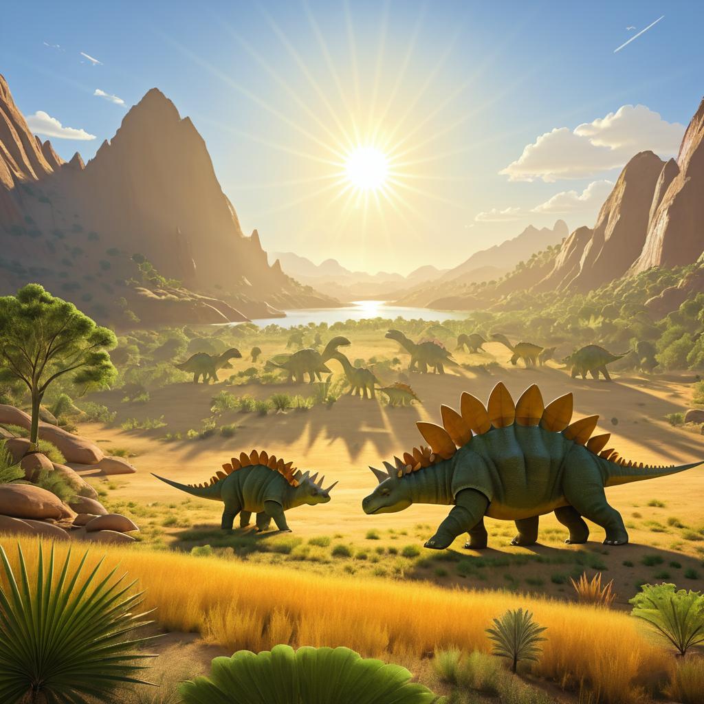 Breathtaking Paleoart of Stegosaurus Family