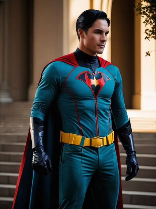 Realistic Richard Grayson Cosplay Portrait