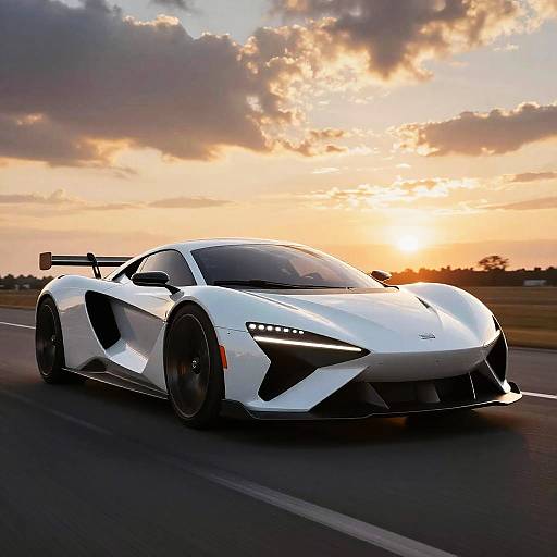 Futuristic High-Speed Concept Car