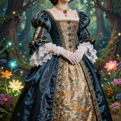 Renaissance-Inspired Fantasy Noble Attire