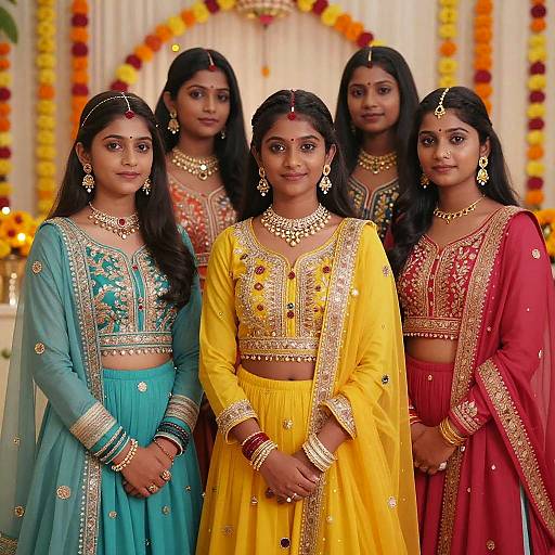 Vibrant Indian Traditional Attire