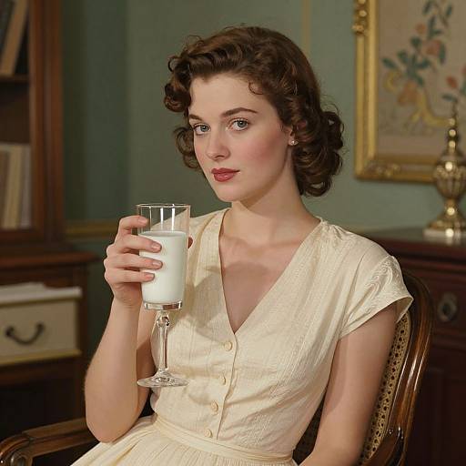 Vintage Elegance with Milk Glass