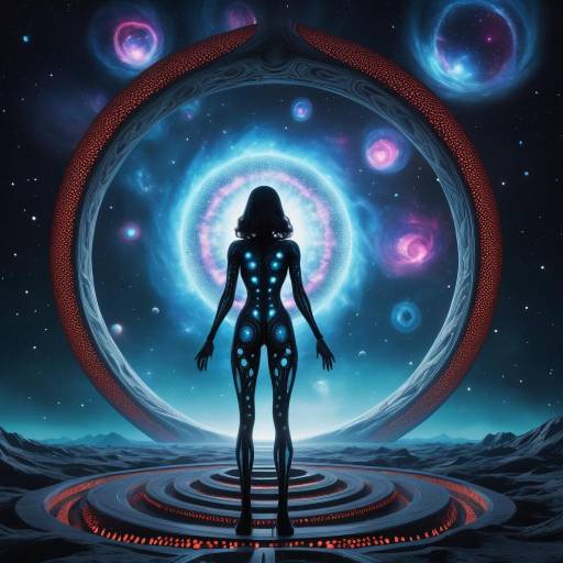 Evolving Cosmic Portal into Humanoid Form