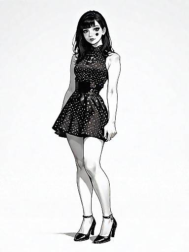 Playful Chic Polka Dot Mini Dress