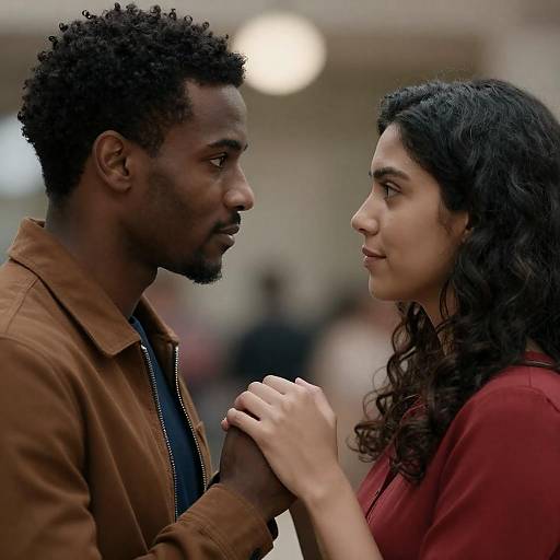 Intimate Connection: Black Man and Latina Woman