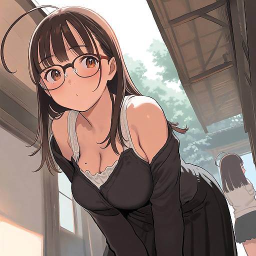 Illustration of Arima senne, original in the style of Takamichi