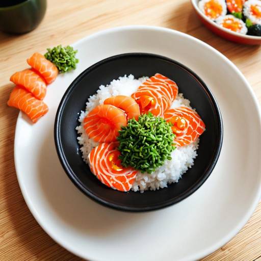 Savory Sushi Culinary Art Display Savory Sushi Culinary Art Display