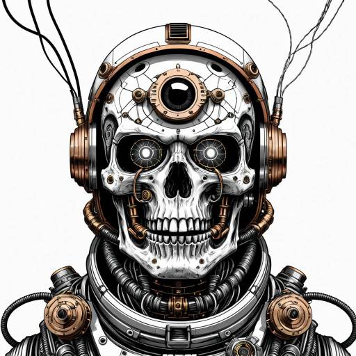 Steampunk Astronaut Eclipse Insignia Art