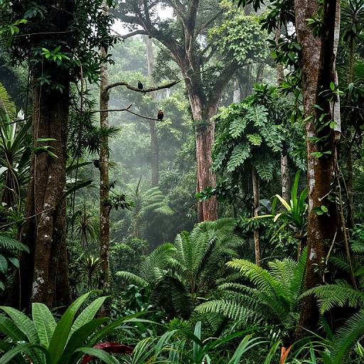 Oceania Lush Rainforest Landscape