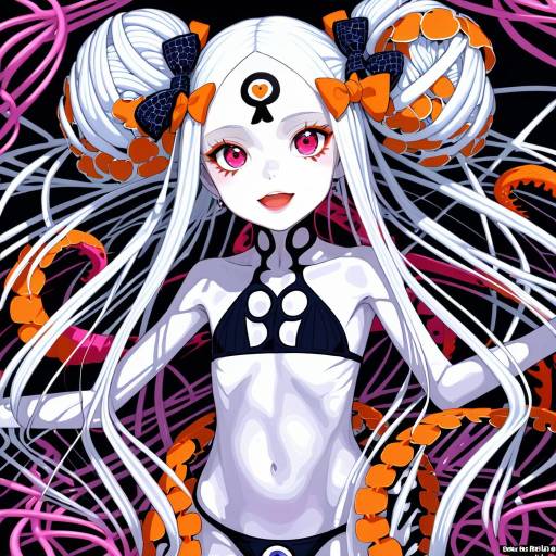 Illustration of Abigail williams (swimsuit foreigner) (first ascension) (fate), fate/grand order in the style of Kilesha