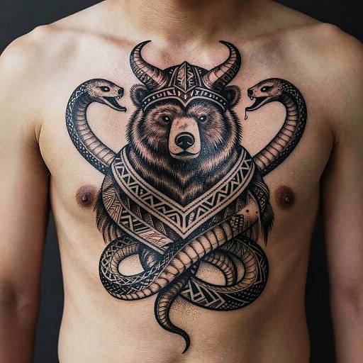 Veles Mystical Pagan Tattoo Art