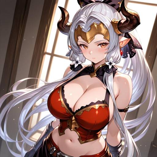 Illustration of Aliza (granblue fantasy), granblue fantasy in the style of Ryuuichi (f dragon)