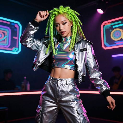 Cyberpunk Non-Binary Club Dance