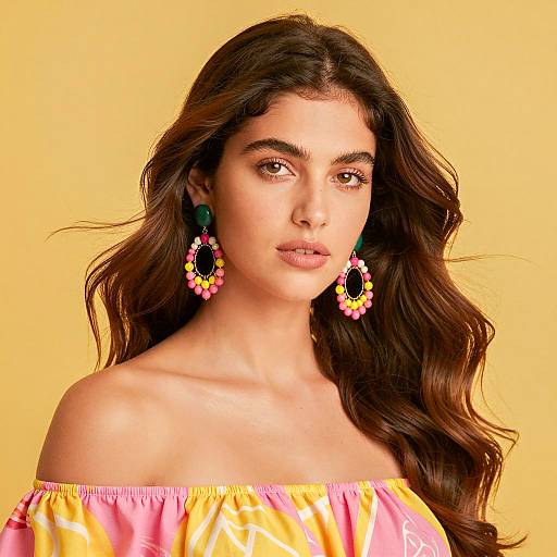 Vibrant Portrait of a Young Woman