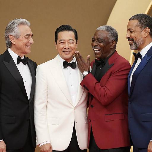 Celebration of Friendship in Formal Attire