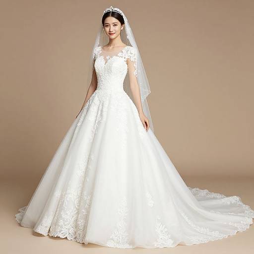 Affordable Red and White Bridal Dresses