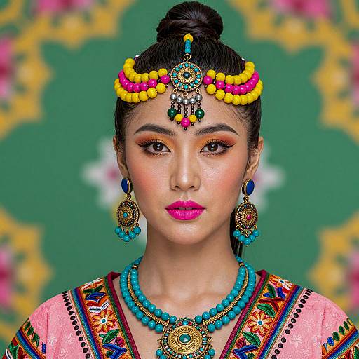 Portrait of a Traditional Asian Beauty