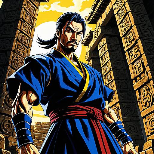 Paradox Sun Tzu in Manga Style