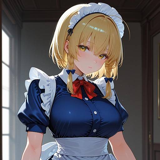 Illustration of Mugetsu (touhou), touhou in the style of Suisogenshi