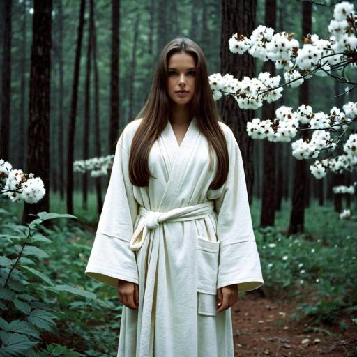 Realistic Cotton Jedi Robe in Nature