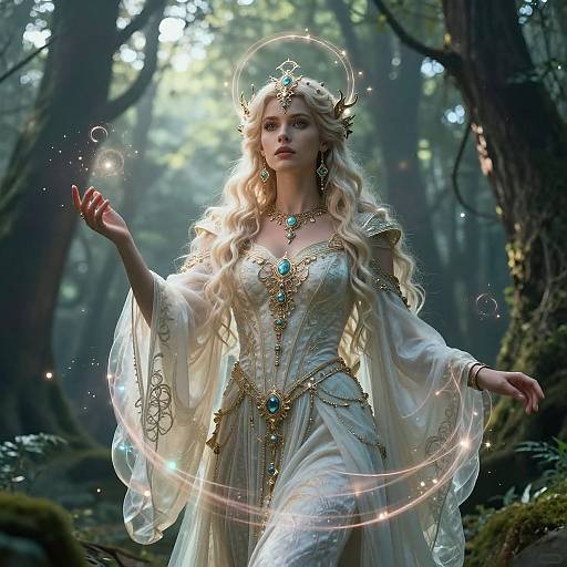 Alice Divinity 2 Sorceress in Enchanted Forest