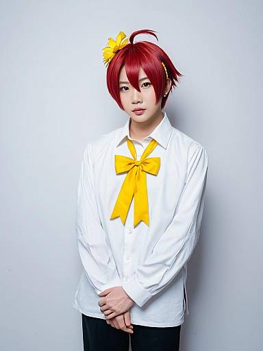 Cosplay photo of hanasaki miyabi. Costume clothes