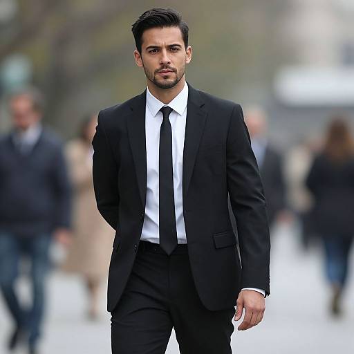 Man in Dark Phoenix Formal Suit