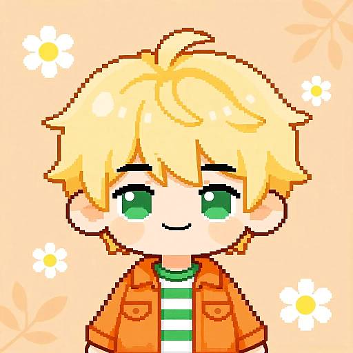 Chibi Pixel Art with Playful Vibes