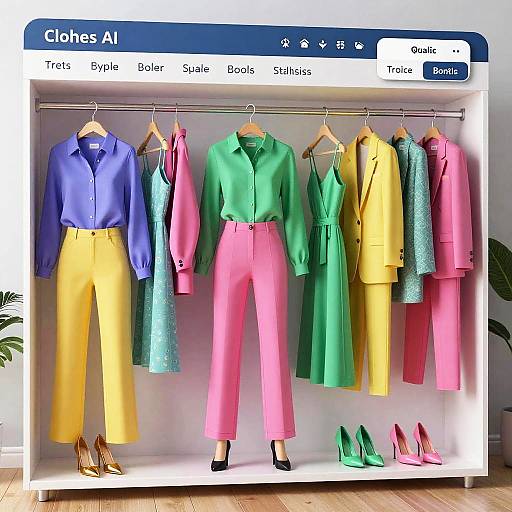 AI-Powered Futuristic Fashion Wardrobe