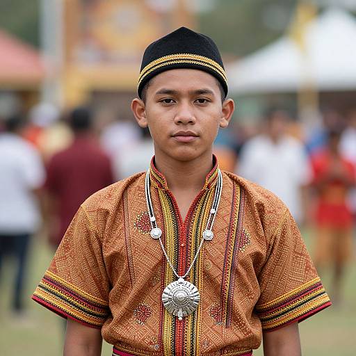 Native Filipino Male Costume Portrait