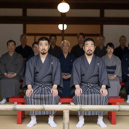 Serene Traditional Japanese Gathering Photograph