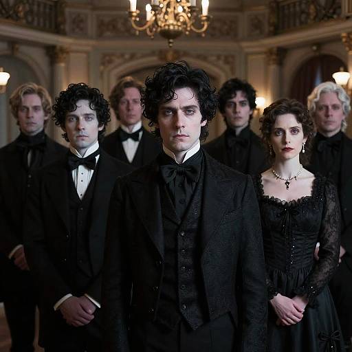 Victorian Elegance in Moody Ballroom