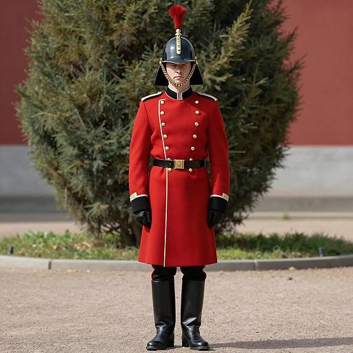 Imperial Red Guard Costume Photography