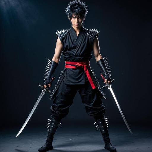 Hiei Cosplay Costume Design Idea