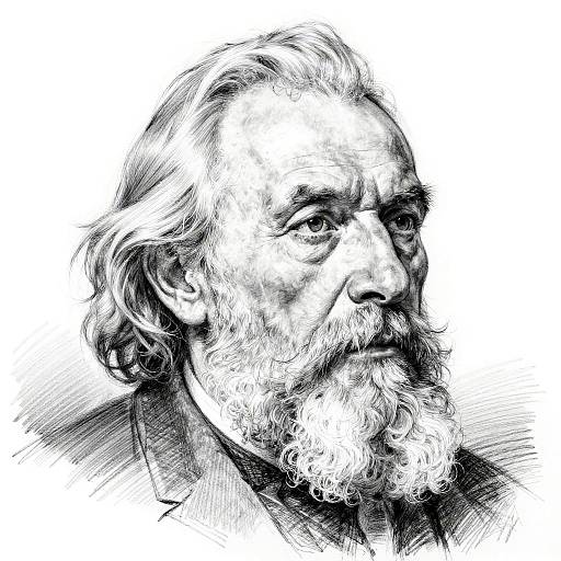 Detailed Pencil Sketch of Elderly Man