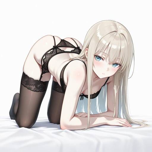 Regal Woman in Elegant Lingerie Pose Regal Woman in Elegant Lingerie Pose