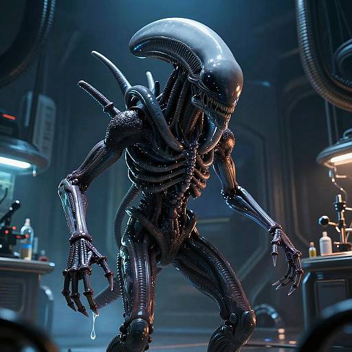 Xenomorph Transformation in Biomechanical Lab