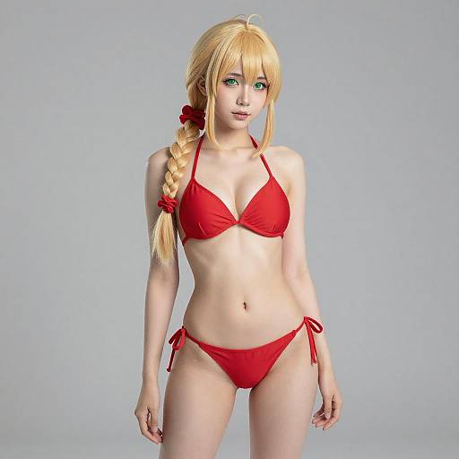Cosplay photo of mordred (swimsuit rider) (fate). Costume clothes