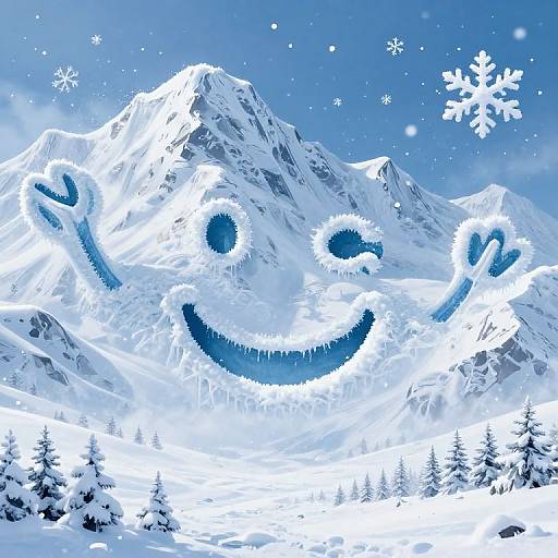 Mountain Range of Frozen Laughter