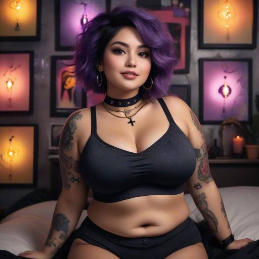 Realistic Portrait of a Latina Woman Realistic Portrait of a Latina Woman