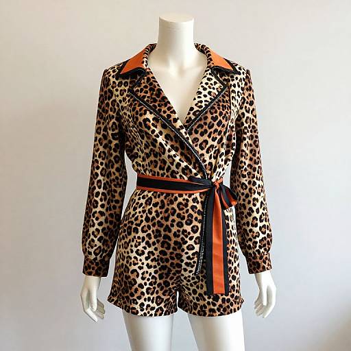 Mannequin in Leopard Print Outfit