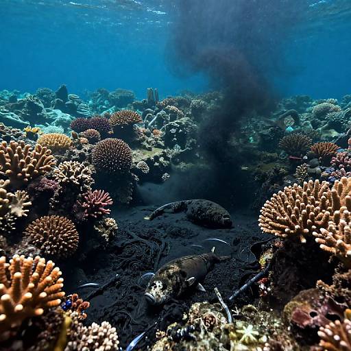 Toxic Sludge Invades Vibrant Coral Reefs
