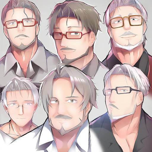 Illustration of Arurandeisu, holostars in the style of Shishi juuroku