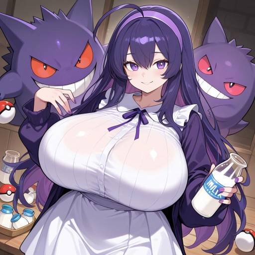 Gengar-Inspired Girl with Unique Features